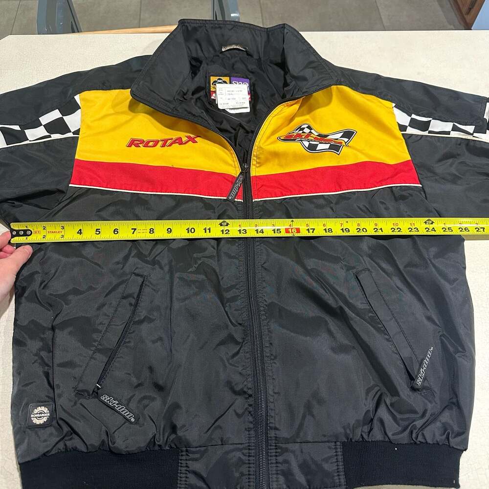 Vintage Ski-Doo Bombardier Summer Racing Jacket Adult TG/XL Checker SnoGear - Picture 13 of 13
